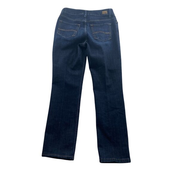 Lee Women Jeans Size 6 Short Regular Fit Straight Leg Mid Rise Blue Denim Casual - Picture 2 of 16